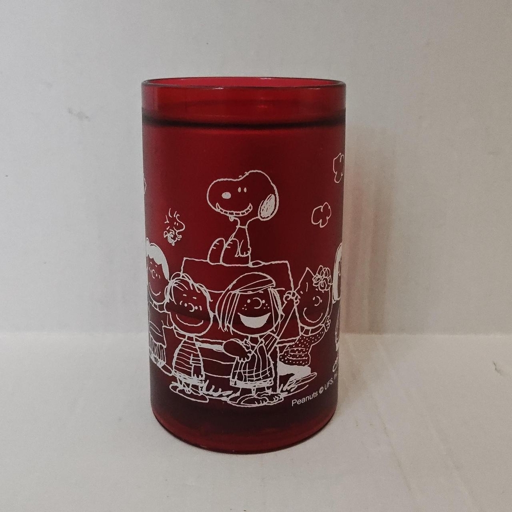 Peanuts UFS Vintage Red Translucent Acrylic Freezer Mug